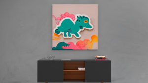 Canvas Dinosaures 9